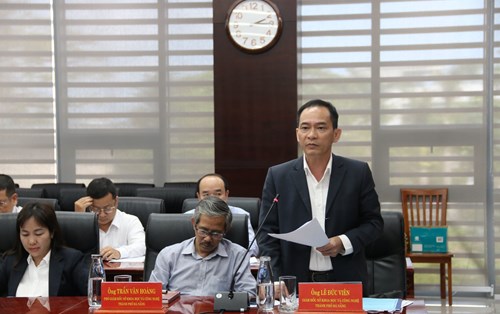 Bộ Khoa học và Công nghệ làm việc với UBND thành phố Đà Nẵng